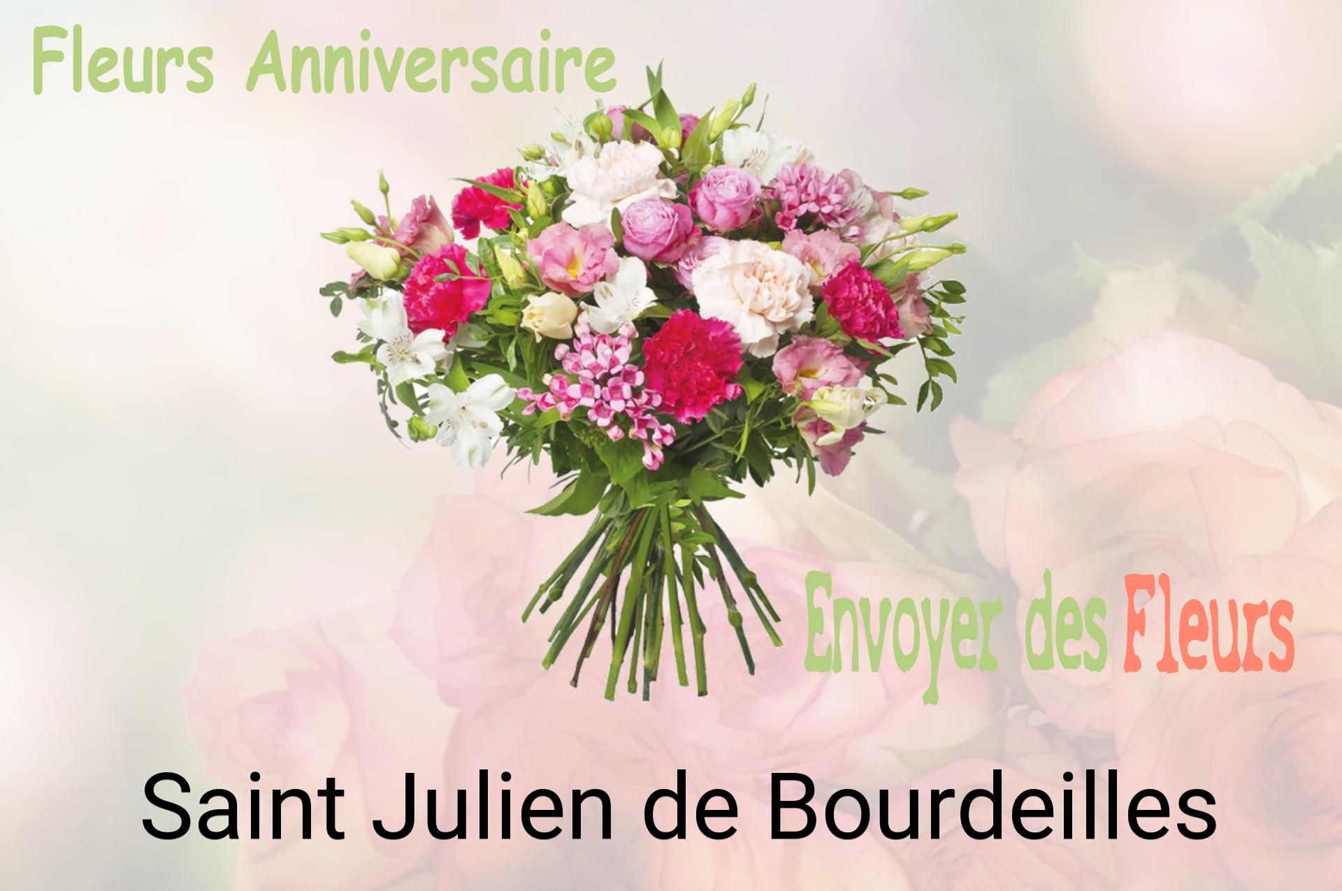 Bouquet de fleurs d’anniversaire livré à Saint-Julien-de-Bourdeilles