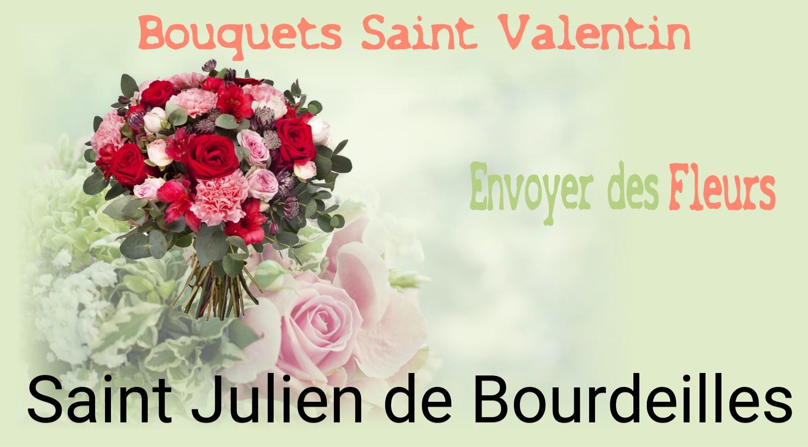 Roses de Saint-Valentin livrées à Saint-Julien-de-Bourdeilles